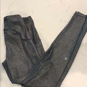 Lululemon luminosity metallic leggings